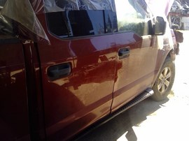 2017 FORD F-150, BURGUNDY, XLT MODEL, CREW CAB, 3.5L, AT, 4WD,  F26446